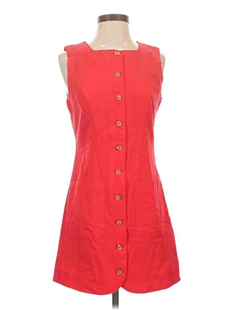 Commense Casual Dress In Red