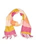 Unbranded Color Block Ombre Tan Pink Scarf One size - photo 1