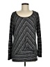 White House Black Market Chevron-herringbone Black Pullover Sweater Size M - photo 1