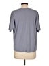 Green Envelope Gray Short Sleeve Top Size L - photo 2