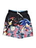 Sonic The Hedgehog 100% Polyester Blue Board Shorts Size 5 - 6 - photo 1