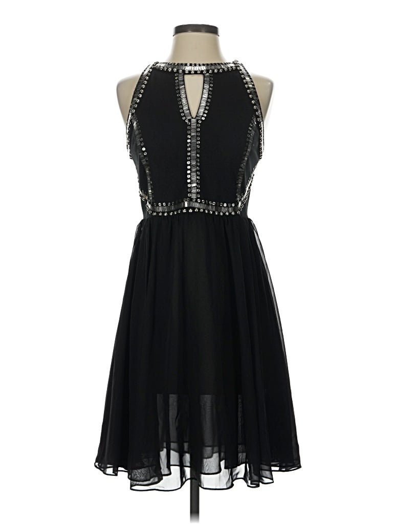 Pre-owned Greylin Cocktail Dress In Black