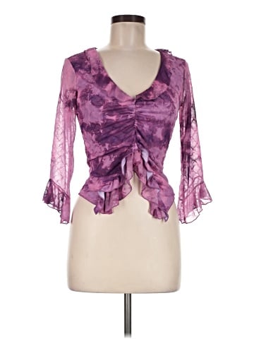Rampage 3/4 Sleeve Blouse (view 1)