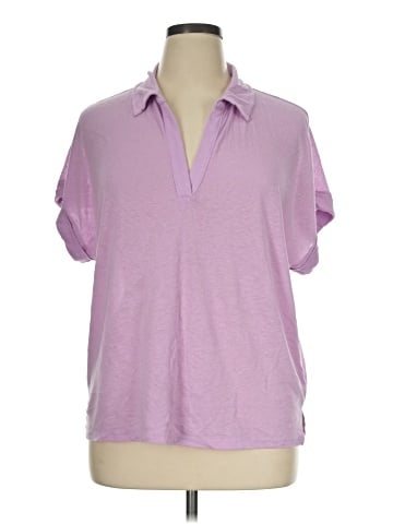 Banana Republic Factory Store Short Sleeve Blouse (view 1)