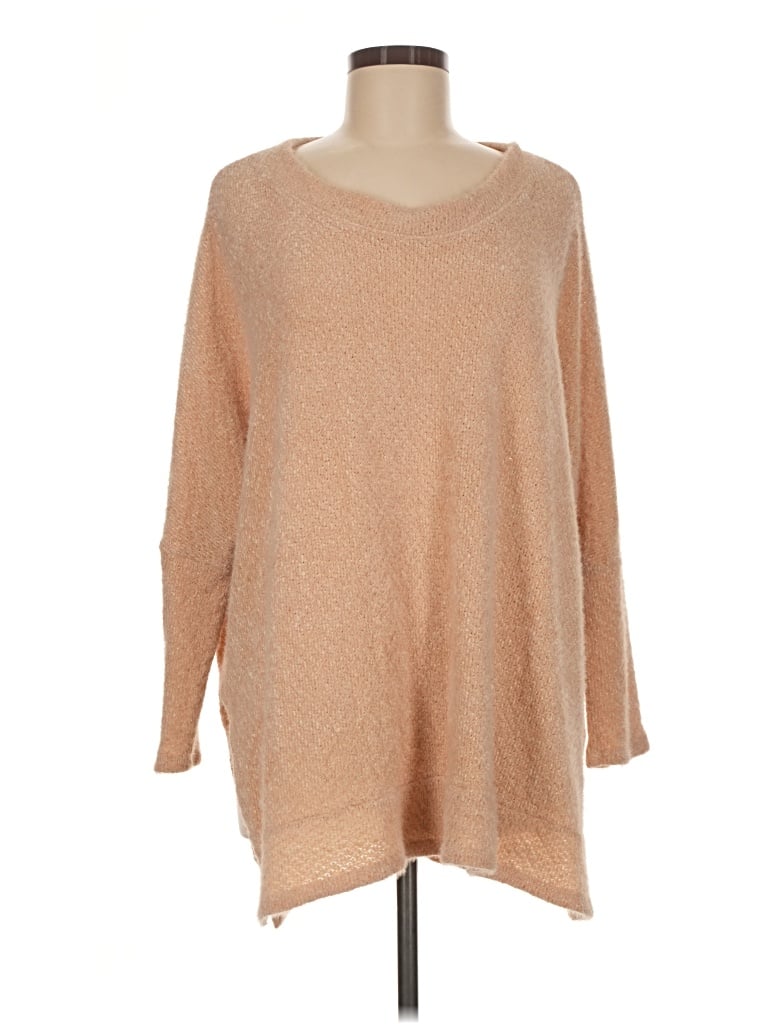 Pre-owned Pink Lily Pullover Sweater In Tan