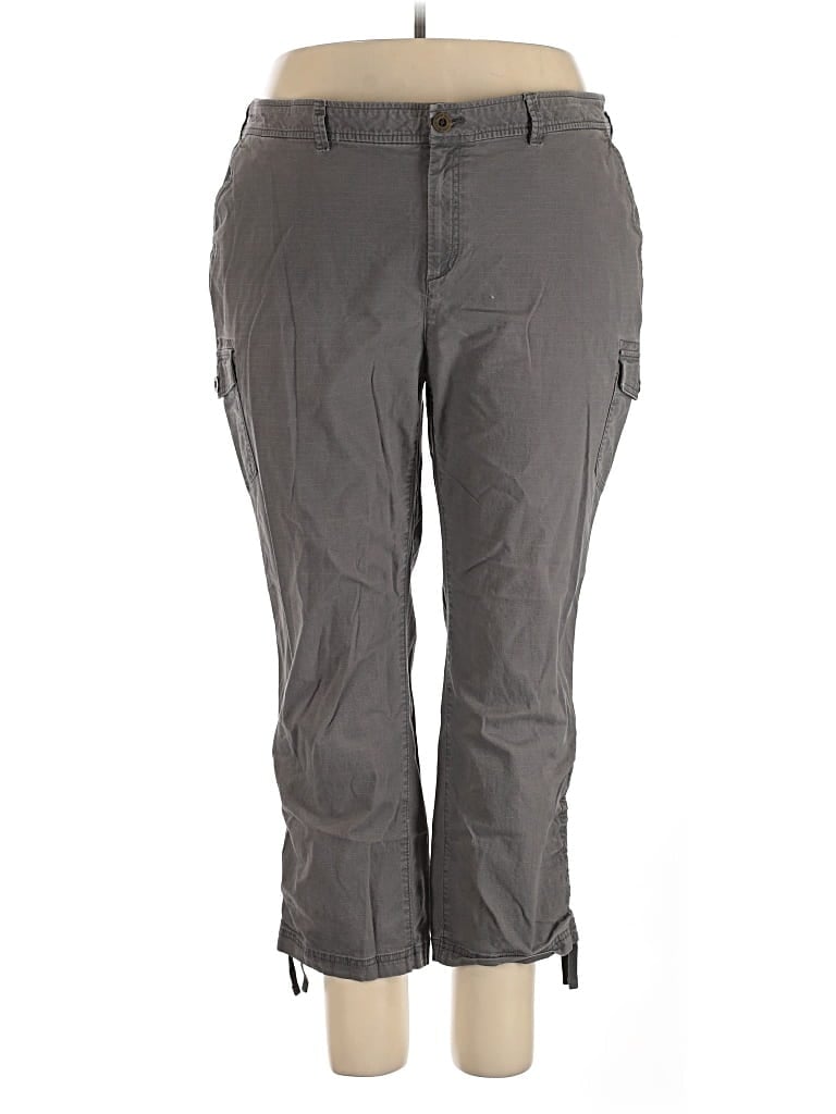 Pre-owned Eddie Bauer Cargo Pants In Gray