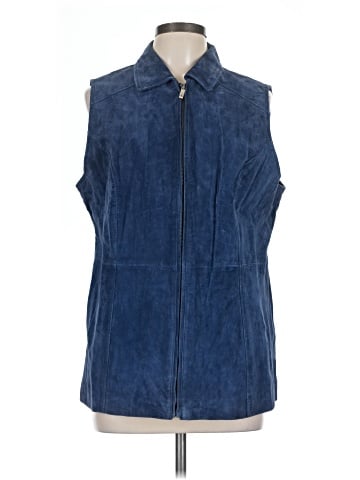 Dennis by Dennis Basso Denim Vest (view 1)