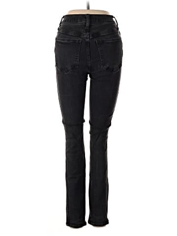 Madewell 10" High-Rise Skinny Jeans in Black Frost (view 2)