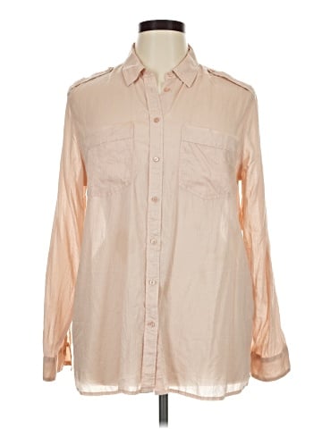 Express Long Sleeve Button-Down Shirt (view 1)