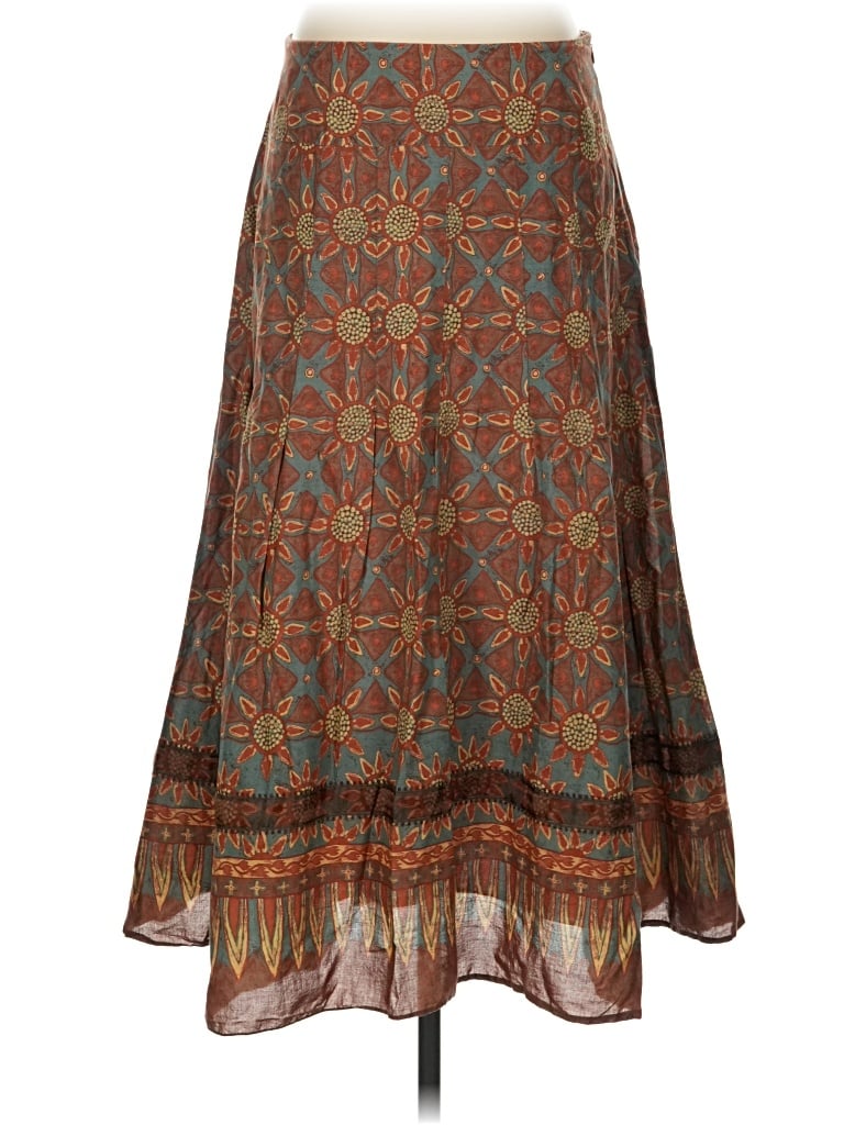Pre-owned Peruvian Connection Casual Skirt In Brown