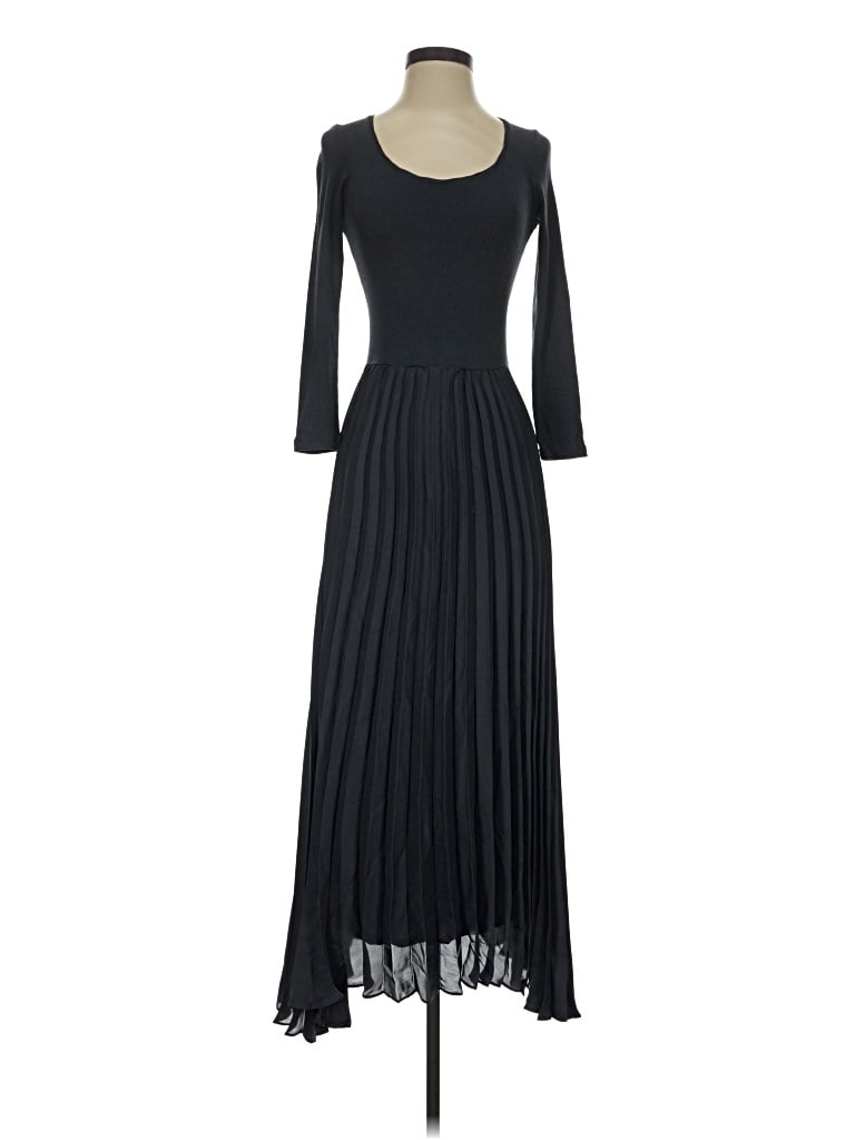 Pre-owned Massimo Dutti Cocktail Dress In Black