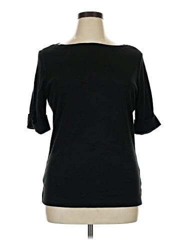 Lauren by Ralph Lauren 3/4 Sleeve T-Shirt (view 1)