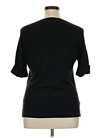 Lauren by Ralph Lauren 3/4 Sleeve T-Shirt (view 2)