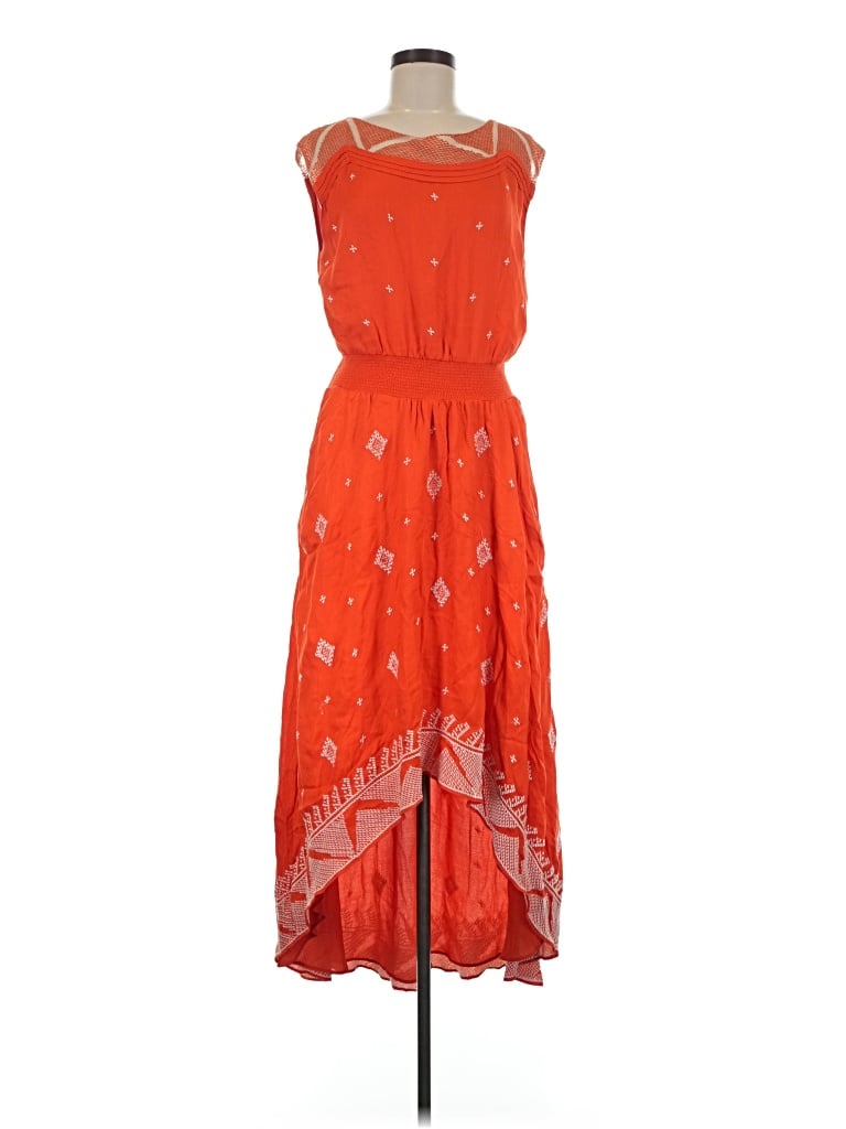 Pre-owned Floreat Casual Dress In Orange