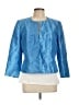 Kasper Metallic Blue Jacket Size 12 - photo 1
