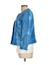 Kasper Metallic Blue Jacket Size 12 - photo 5
