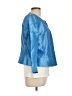 Kasper Metallic Blue Jacket Size 12 - photo 4