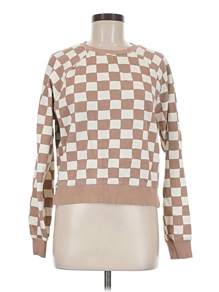 Pre-owned Marine Layer Pullover Sweater In Brown
