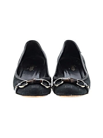 Gucci Canvas Bamboo Flat (view 2)