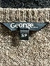 George Color Block Brown Pullover Sweater Size S - photo 7