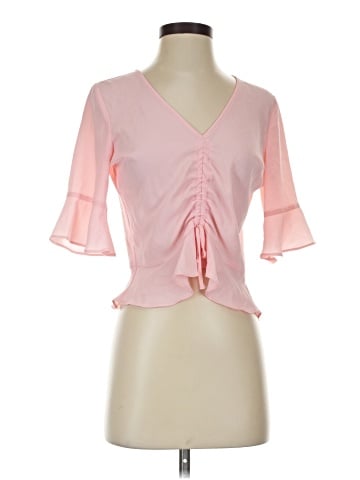 Topshop 3/4 Sleeve Blouse (view 1)