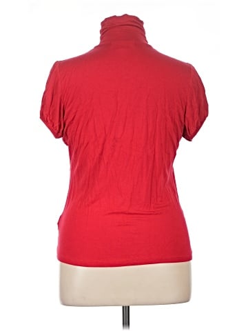 August Silk Short Sleeve Turtleneck (view 2)