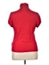 August Silk Red Short Sleeve Turtleneck Size XL - photo 2
