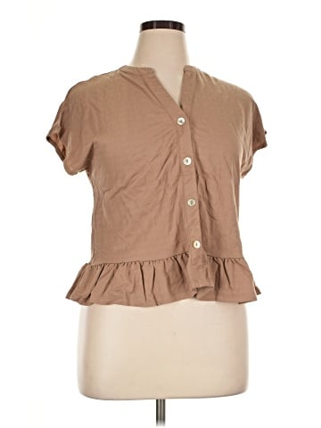 Harlow Short Sleeve Blouse (view 1)