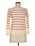 Cupcakes & Cashmere 100% Acrylic Stripes Ivory Pullover Sweater Size M - photo 1
