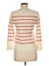 Cupcakes & Cashmere 100% Acrylic Stripes Ivory Pullover Sweater Size M - photo 2