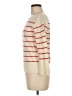 Cupcakes & Cashmere 100% Acrylic Stripes Ivory Pullover Sweater Size M - photo 5