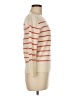 Cupcakes & Cashmere 100% Acrylic Stripes Ivory Pullover Sweater Size M - photo 4