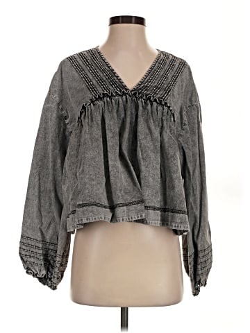 Free People 3/4 Sleeve Blouse (view 1)
