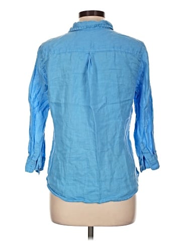 Puro Lino 3/4 Sleeve Button-Down Shirt (view 2)