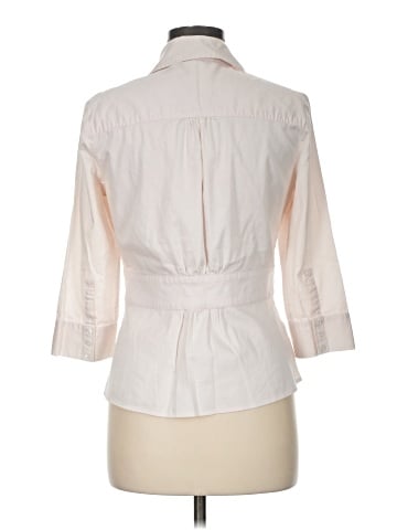 Ann Taylor 3/4 Sleeve Button-Down Shirt (view 2)