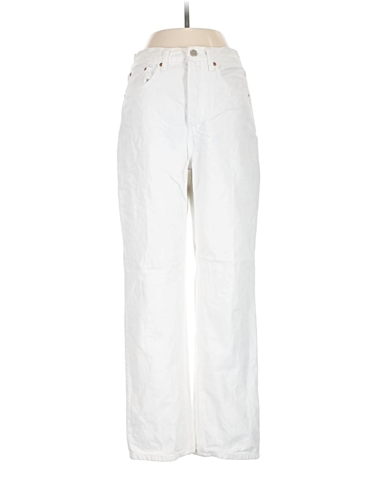 Pre-owned Denim Forum Jeans In Ivory