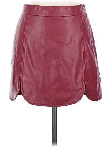 Buddy Love Faux Leather Skirt (view 1)