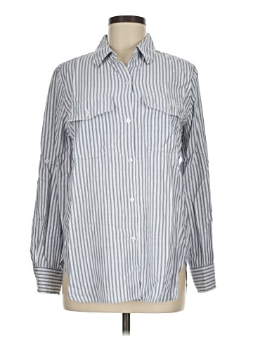Max Studio Long Sleeve Button-Down Shirt (view 1)