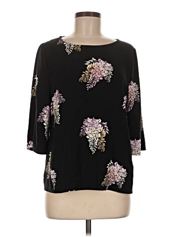 DKNYC 3/4 Sleeve Blouse (view 1)