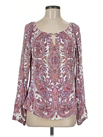White House Black Market Long Sleeve Blouse (view 1)