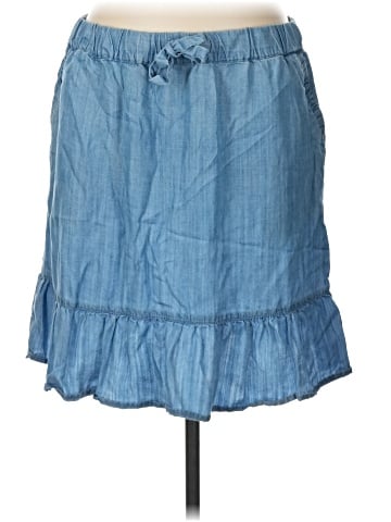 Ann Taylor LOFT Outlet Denim Skirt (view 1)