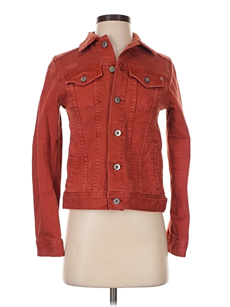 Pre-owned Adriano Goldschmied Jacket In Red