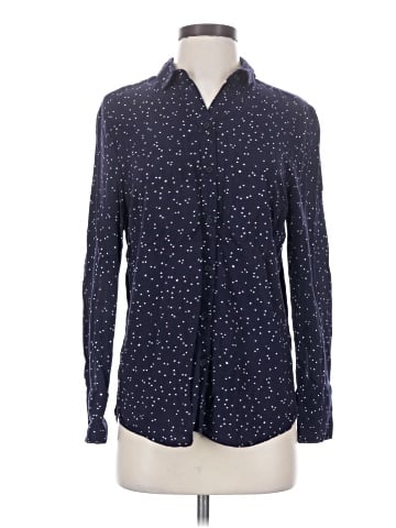 Topshop Long Sleeve Button-Down Shirt (view 1)