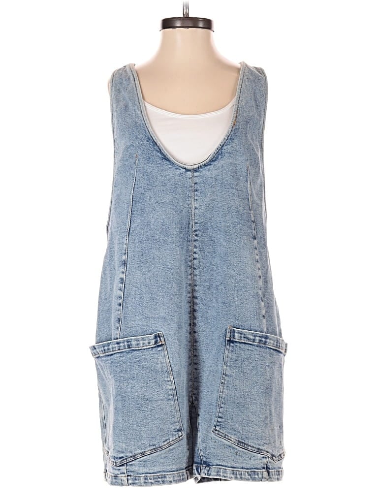 Pre-owned Better Be Casual Dress In Blue
