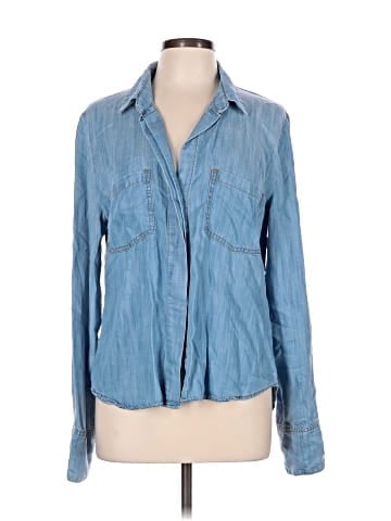 Elevenses Long Sleeve Button-Down Shirt (view 1)