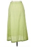 Appleseeds Checkered-gingham Green Casual Skirt Size 14 - photo 2
