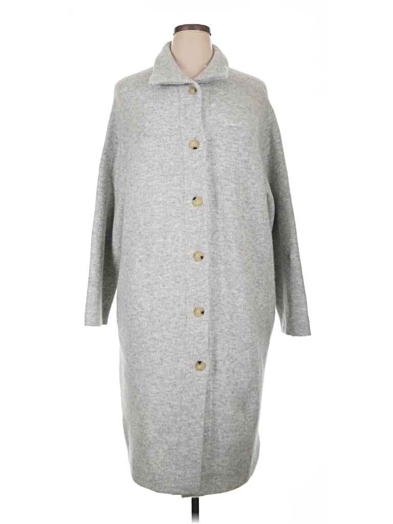 Pre-owned Vince Cardigan Sweater In Gray