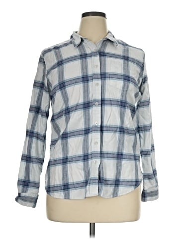 Weatherproof Long Sleeve Button-Down Shirt (view 1)
