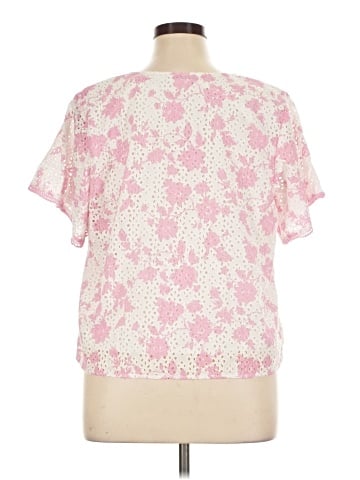 Isaac Mizrahi LIVE! Short Sleeve Blouse (view 2)