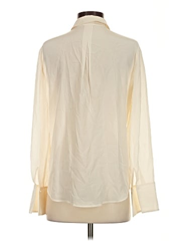 Club Monaco Long Sleeve Silk Top (view 2)
